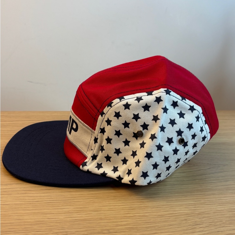 Red, White & Blue 'CAMP Headwear Original” Star Five-Panel Cap NWOT !! - Picture 3 of 6
